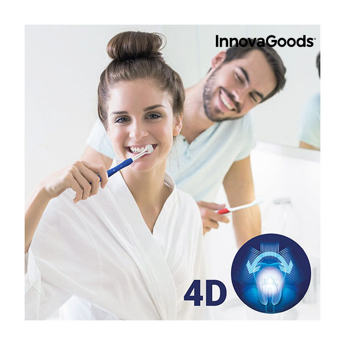 Brosse à Dents 4D InnovaGoods (Pack de 2)