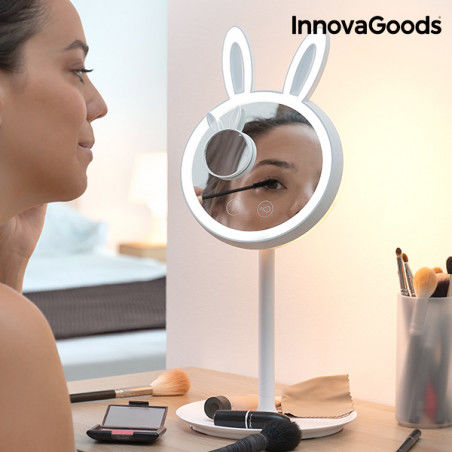 Miroir-Lampe LED pour se Maquiller 2 en 1 Mirrobbit InnovaGoods