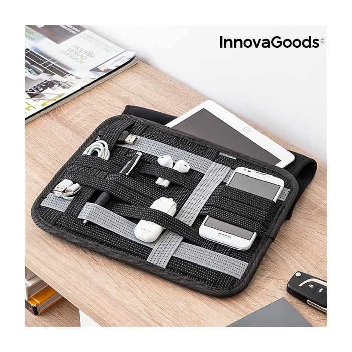 Étui pour Tablette avec Organisateur d'Accessoires Flexi-Case InnovaGoods