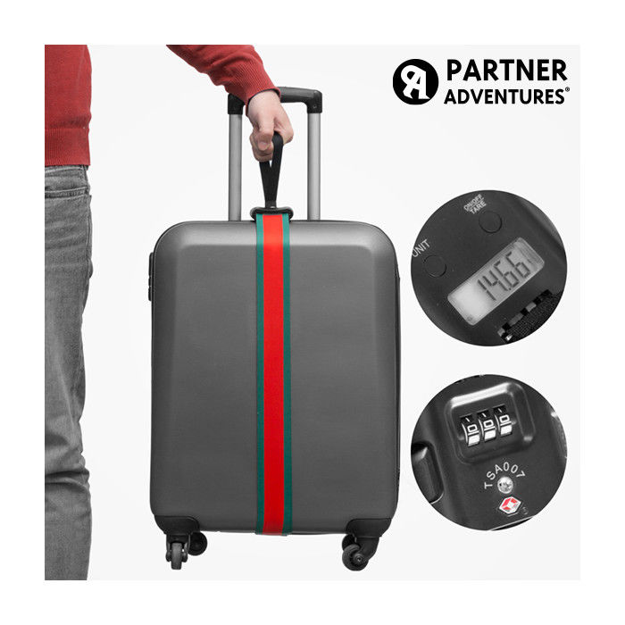 Sangle pour Valises avec Balance et Code de Sécurité Partner Adventures