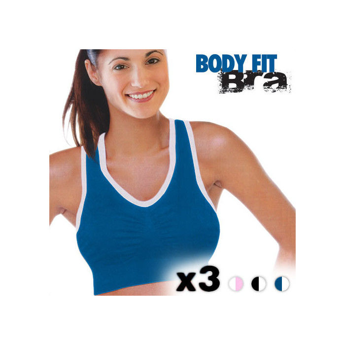 Soutiens Gorge de Sport Body Fit Bra (Pack de 3)