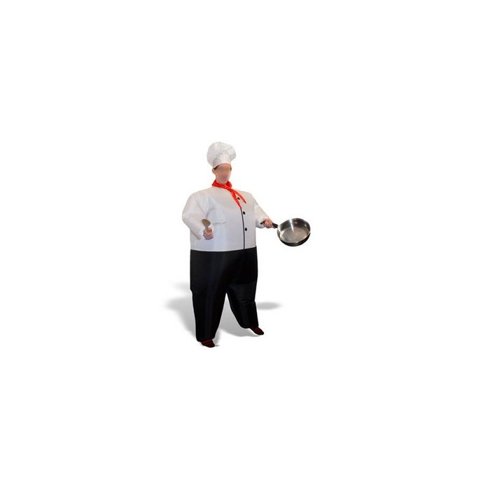 Costume gonflable chef cuisinier