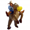 Costume gonflable cowboy