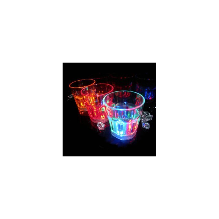 Verre shooter lumineux