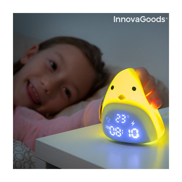 Réveil tactile LED rechargeable en silicone Chick InnovaGoods