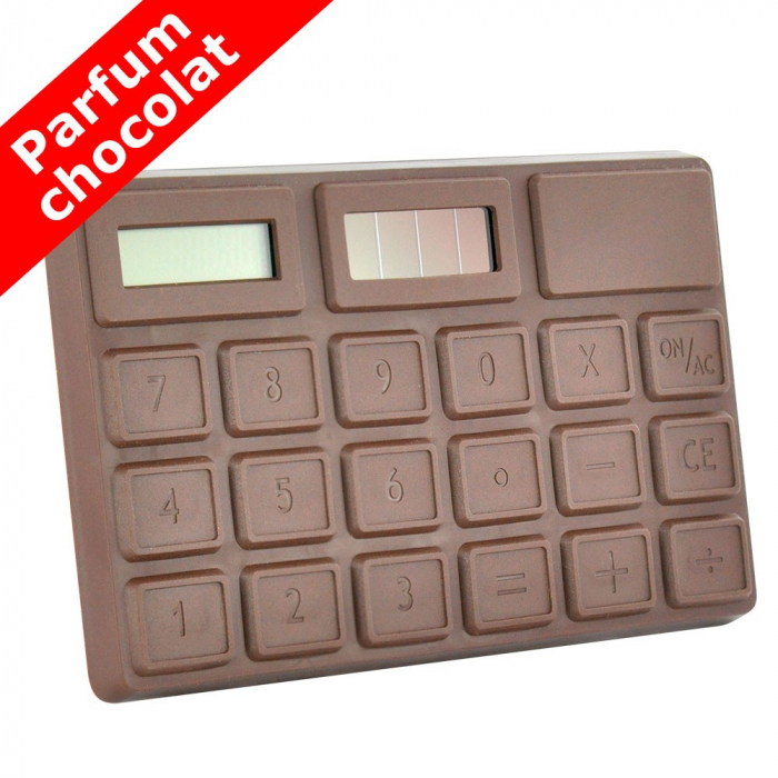 Calculatrice chocolat solaire