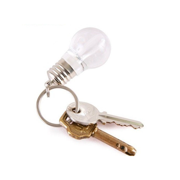 Ampoule lumineuse porte clef