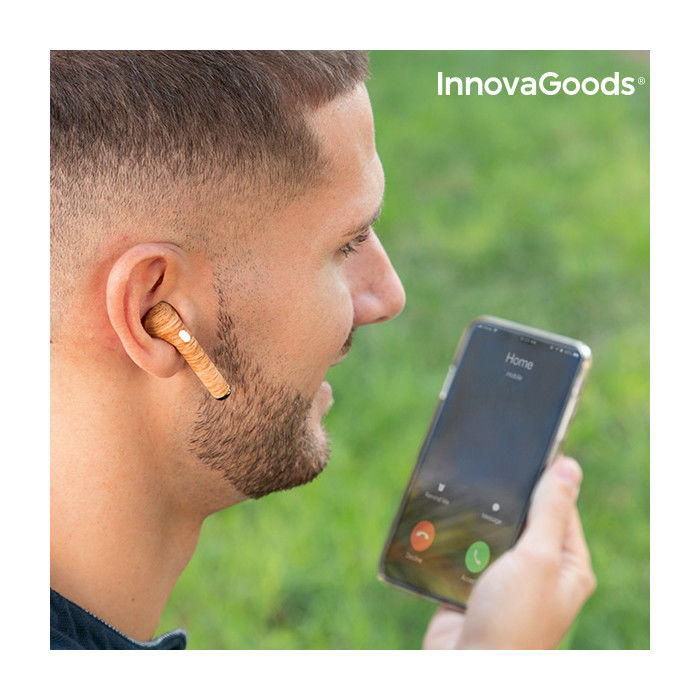 Casques Sans Fil Smartpods W Wood InnovaGoods