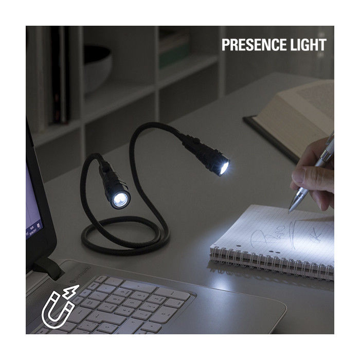 Lampe torche LED Double Flexible Magnétique Presence Light