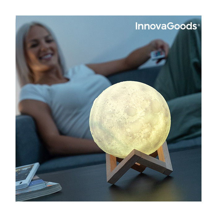 Lampe LED Rechargeable Lune InnovaGoods