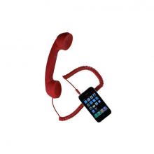 Combiné téléphone rétro pour téléphone portable, tablette ou ordinateur