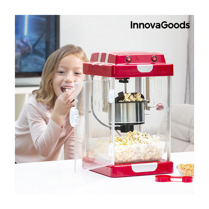 Machine à Pop-Corn Tasty Pop Times InnovaGoods 310W Rouge