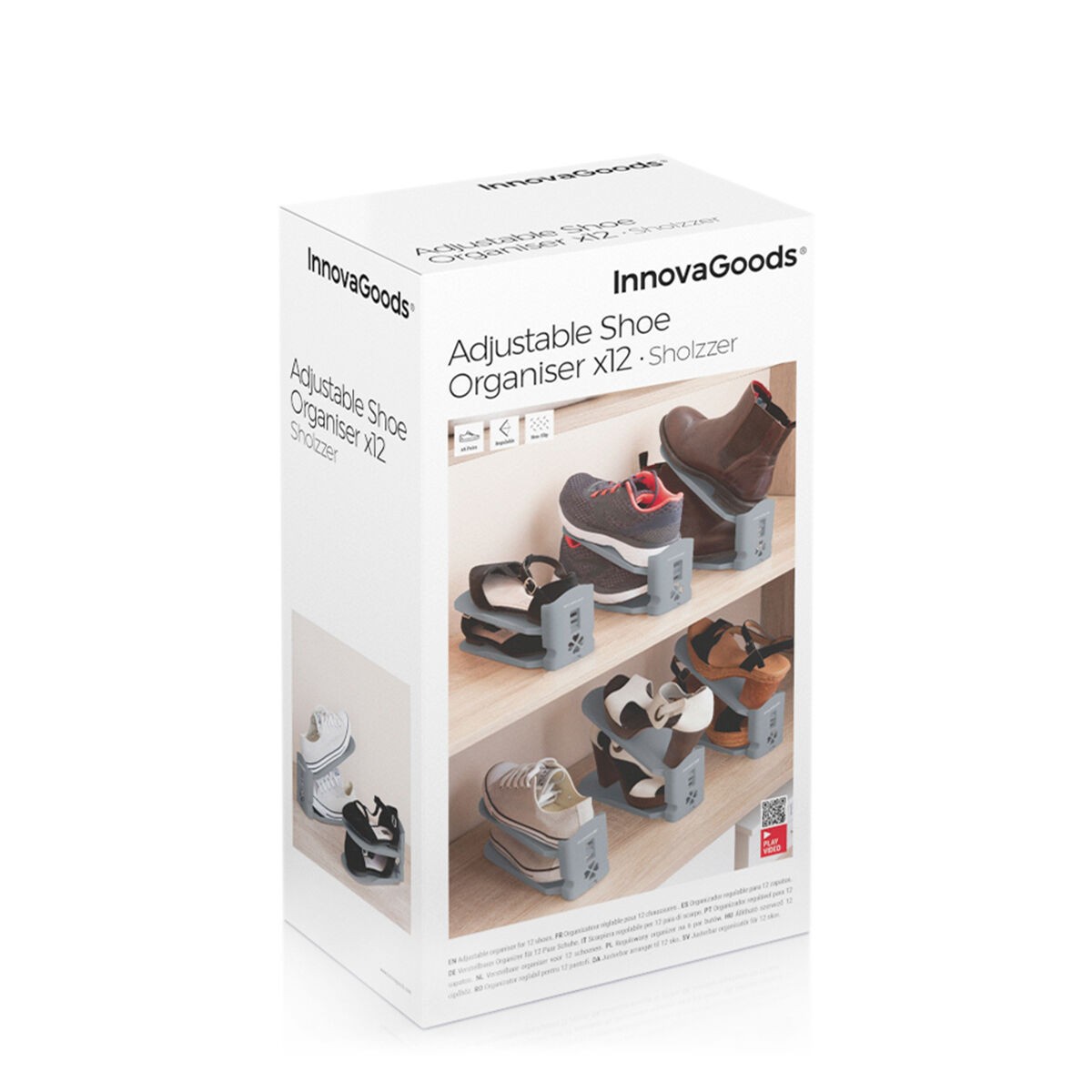 Lot de 6 Range chaussures réglables pour 12 chaussures - Livraison Off –  mondoshopping-boutique