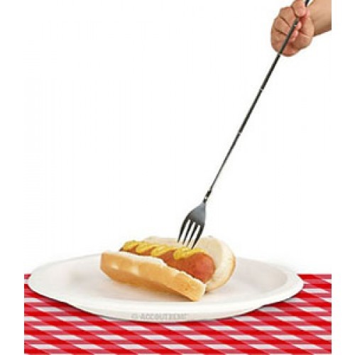 Fourchette Télescopique Extensible – Farce Et Attrape | 64 Cm Métal | 25 Pièces En Lot | Blague Pratique