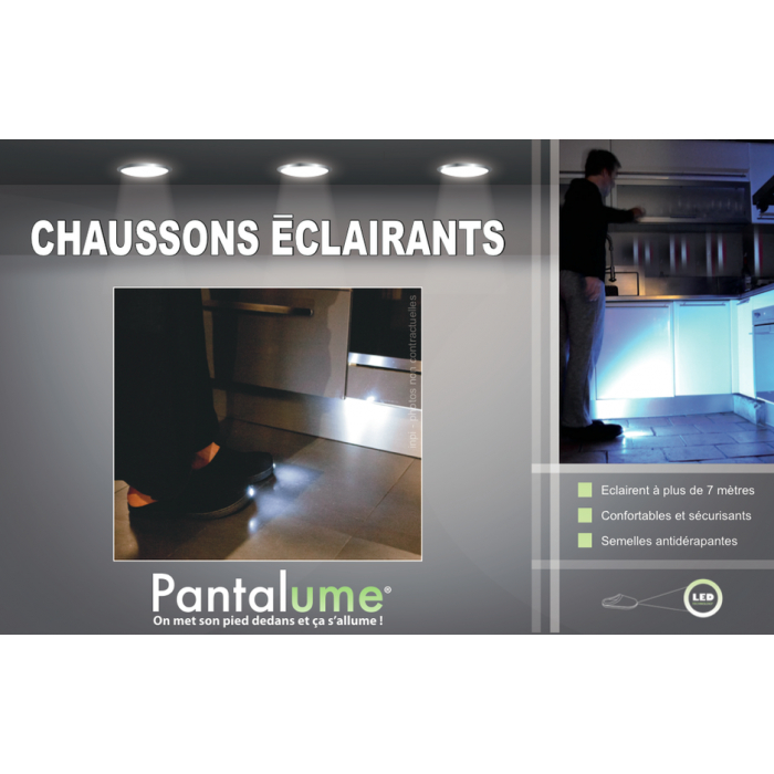 Chaussons lumineux Pantalume