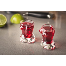Verres à alcool corps de femme nue sexy (lot de 2)