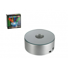 Dessous de verre lumineux multicolore