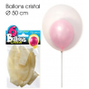 Lot de 6 ballons cristal de 50 cm