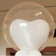 Lot de 6 ballons cristal de 50 cm