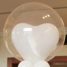 Lot de 6 ballons cristal de 50 cm