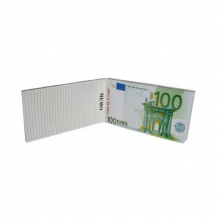 Bloc notes billets en euro