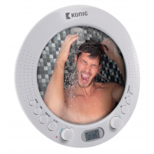 Radio de douche avec miroir