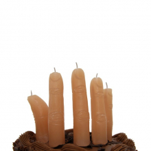 Bougies doigts (lot de 5)