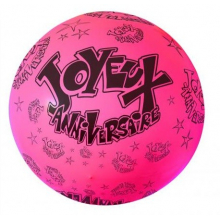 Ballon géant joyeux anniversaire rose de 1,16 mètre