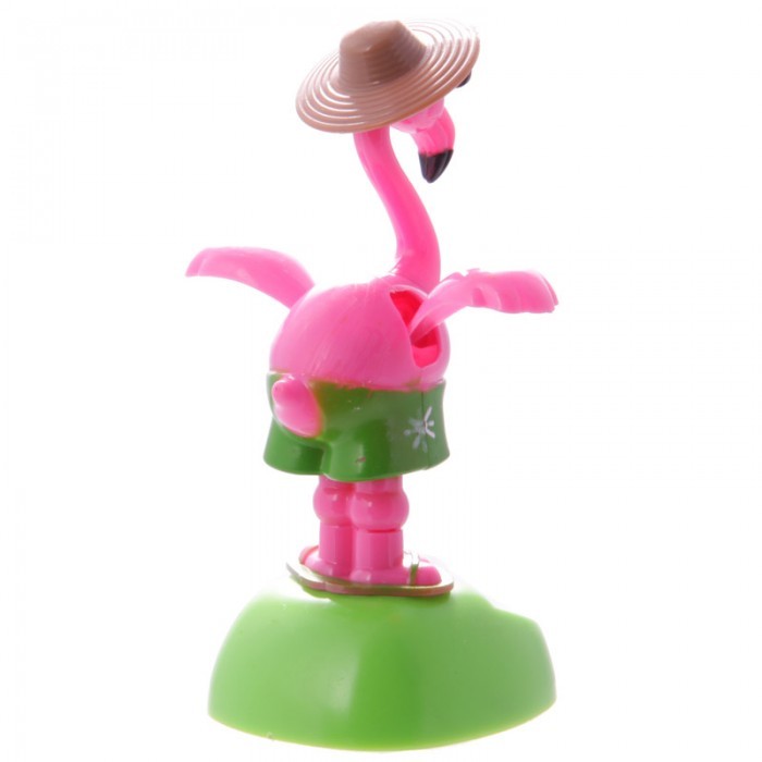 Flamant Rose Solaire WERKA PRO – Éclairage LED Blanc – 3 LEDs – Pour Jardin Ou Balcon – Économique Et Résistant Aux Intempéries