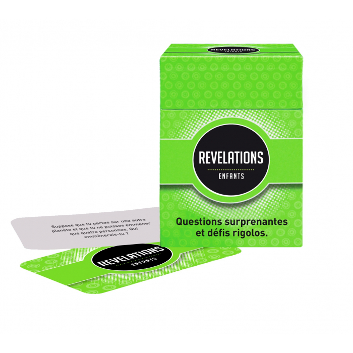 Jeu de cartes révélations enfants