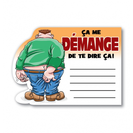 Bloc-notes ça me démange