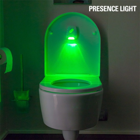 Lampe avec détecteur de mouvements pour la cuvette des toilettes