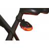Lampe arrière de vélo avec lasers représentant une piste cyclable 