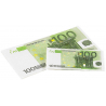 Paquet de 10 mouchoirs billets en euro