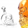 Bouteille design en cristal TETE DE MORT