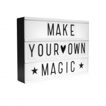 Lightbox Tableau Lumineux à messages