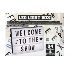 Lightbox Tableau Lumineux à messages