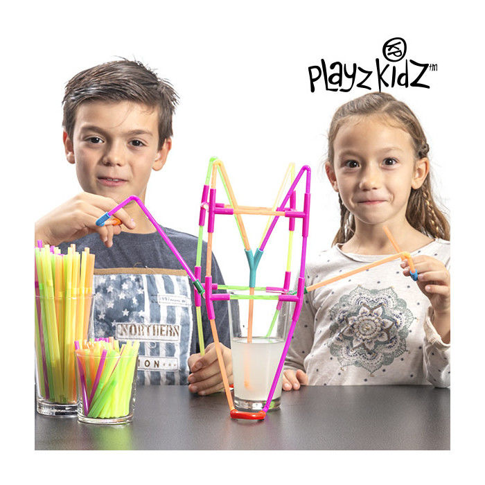 Jeu de Pailles pour Boire Playz Kidz (194 pièces)