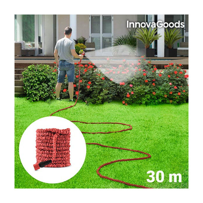 Tuyau d'Arrosage Extensible 30 m InnovaGoods