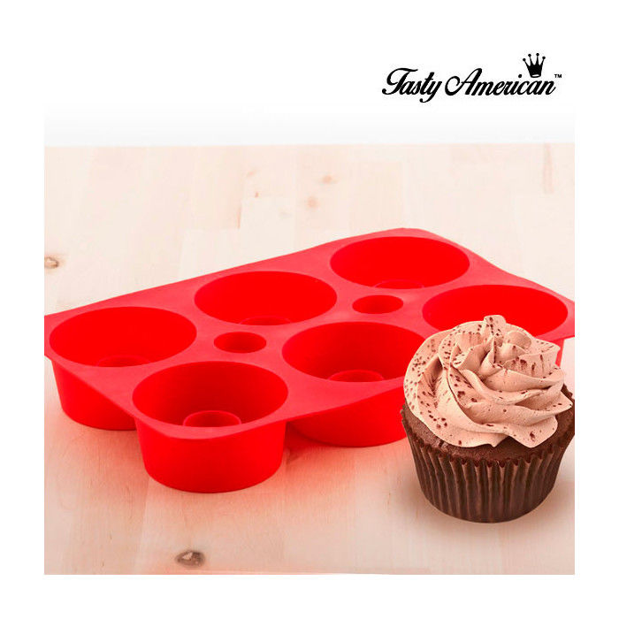 Moule en silicone pour Cupcakes Fourés Tasty American